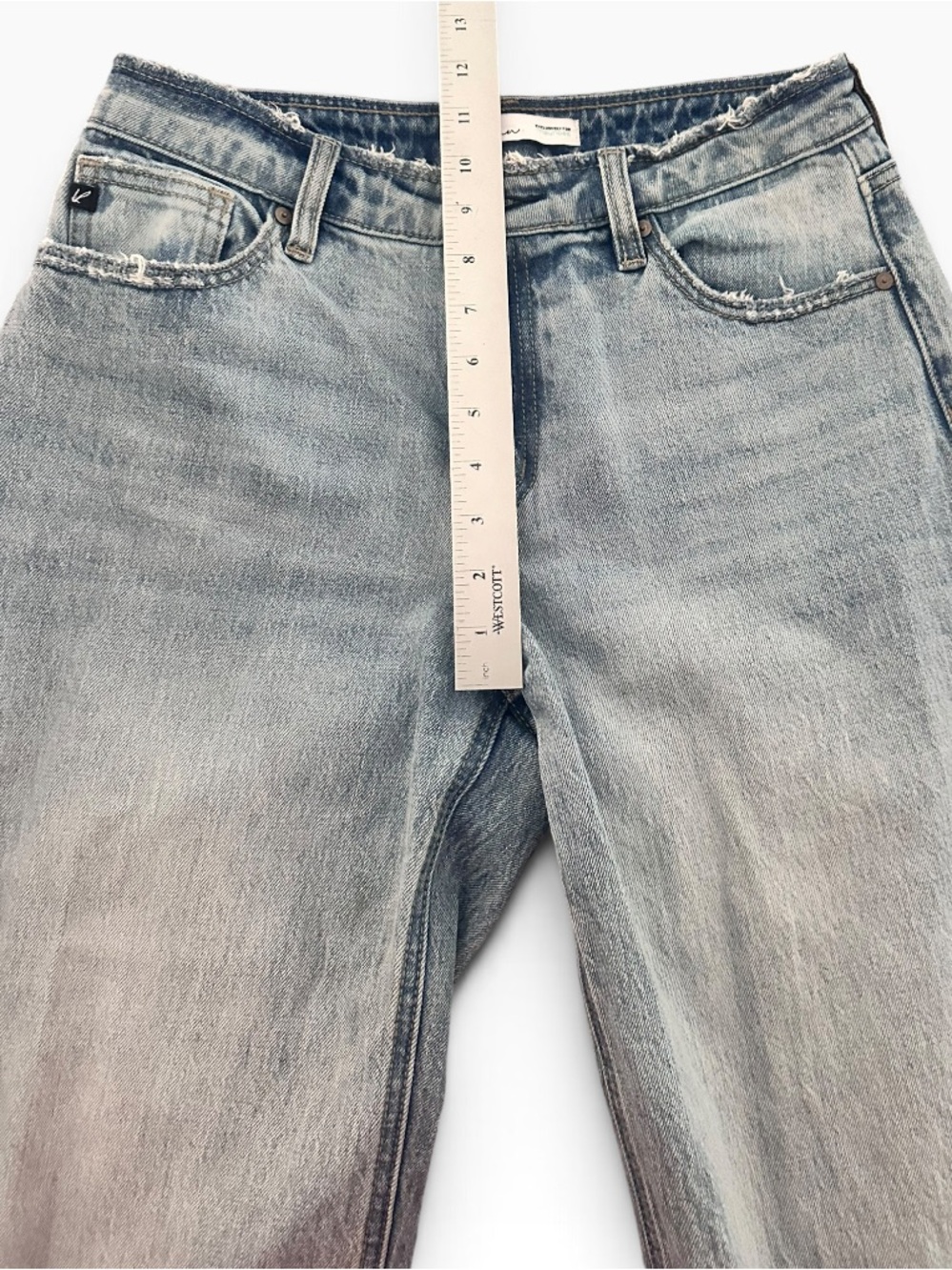 KanCan Light Blue Wide Leg Cuffed Jeans *Maurices Exclusive* - Picture 10 of 10